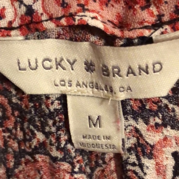 LUCKY BRAND Paisley top - Picture 2 of 7